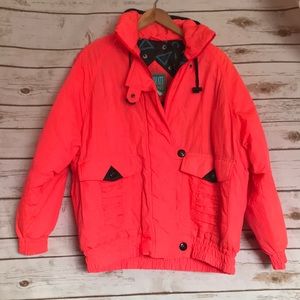 Climate Zone • vintage neon puffer ski like jacket